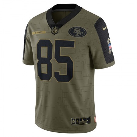 San Francisco 49ers Tröjor George Kittle 85 Nike 2021 Salute to Service - Herr San Francisco 49ers Tröjor George Kittle 85 Nike 2021 Salute to Service - Herr